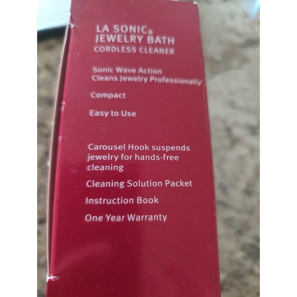 New Connoisesseurs Jewelry Cleaner Sonic Cordless Good Housekeeping Seal